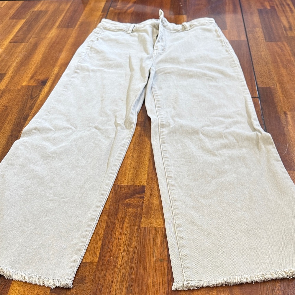 Zenana Outfitters Tan Cotton-Spandex Pants